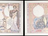 deux billets de banque différents sur lesquels figurent respectivement l'image d'un homme et celle d'une femme