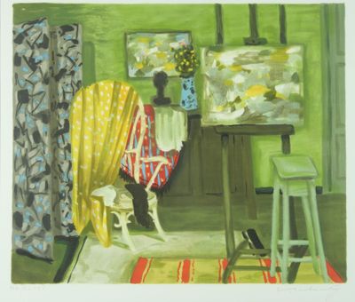 Eugène BABOULÈNE (1905-1994). L'atelier de l'artiste. Lithog…