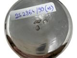an image of a close up of a button on a white background
