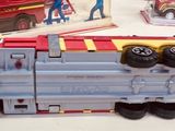 a toy truck that is sitting on a table