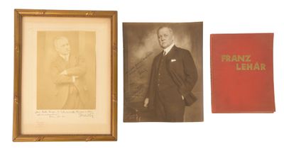 Franz Lehar (1870-1948) photographies avec dédicaces autogra…