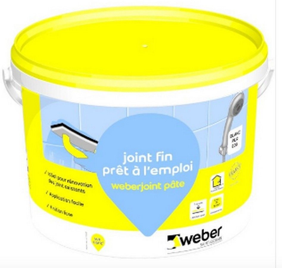 Lot de 7 seaux de joint fin pour Carrelage, Mur, Plan de Tra…