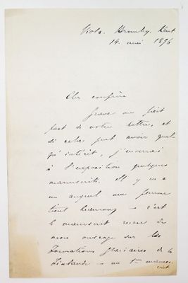 a handwritten letter from the president of the united states