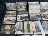 many old black and white photographs of men and women