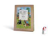 an old children ' s book with a picture of a man and a woman sitting on a bench