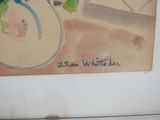a picture of a painting of a man with a hat on