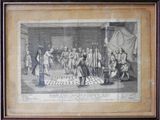 an old picture of a group of people playing chess in a room