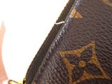 a close up of a louis vuitton purse