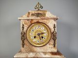 a clock that is sitting on top of a table