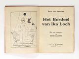 un livre ouvert sur lequel figure le dessin d'une femme assise sur une chaise