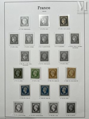 an old picture of a picture of a group of people on stamps