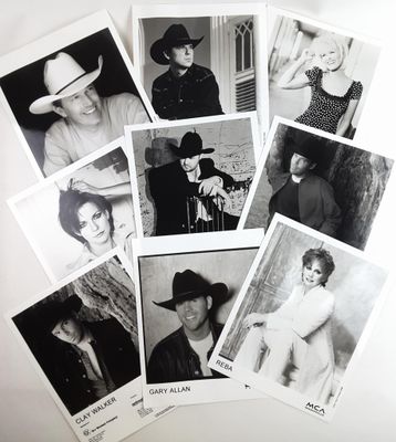 MUSIQUE COUNTRY – NASHVILLE / Ensemble de 21 photographies d…