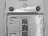 a picture of a plastic id card with a qr code on it