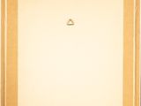 an oil painting of a triangle on a white background
