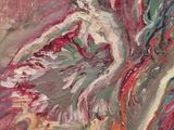 an image of a painting of a woman sitting on a couch