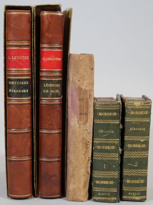 [CONTES ET FABLES]. Ensemble de 5 volumes.