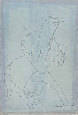 Fernand ELIE (1906-1992) Le cavalier