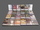 a lot of video games on display on the table