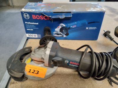 a box of bosch tools sitting on a table