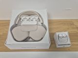 a white box with a pair of earphones in it