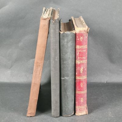 Lot de 4 volumes de partitions de musique : "80 mélodies pou…