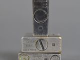 three silver bars stacked on top of each other