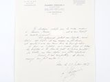 a letter from the president of the united states to his wife