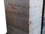 a pallet with a large stack of boxes on it