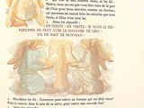 a picture of a book with a picture of angels on it