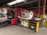 many machines that are sitting in a building