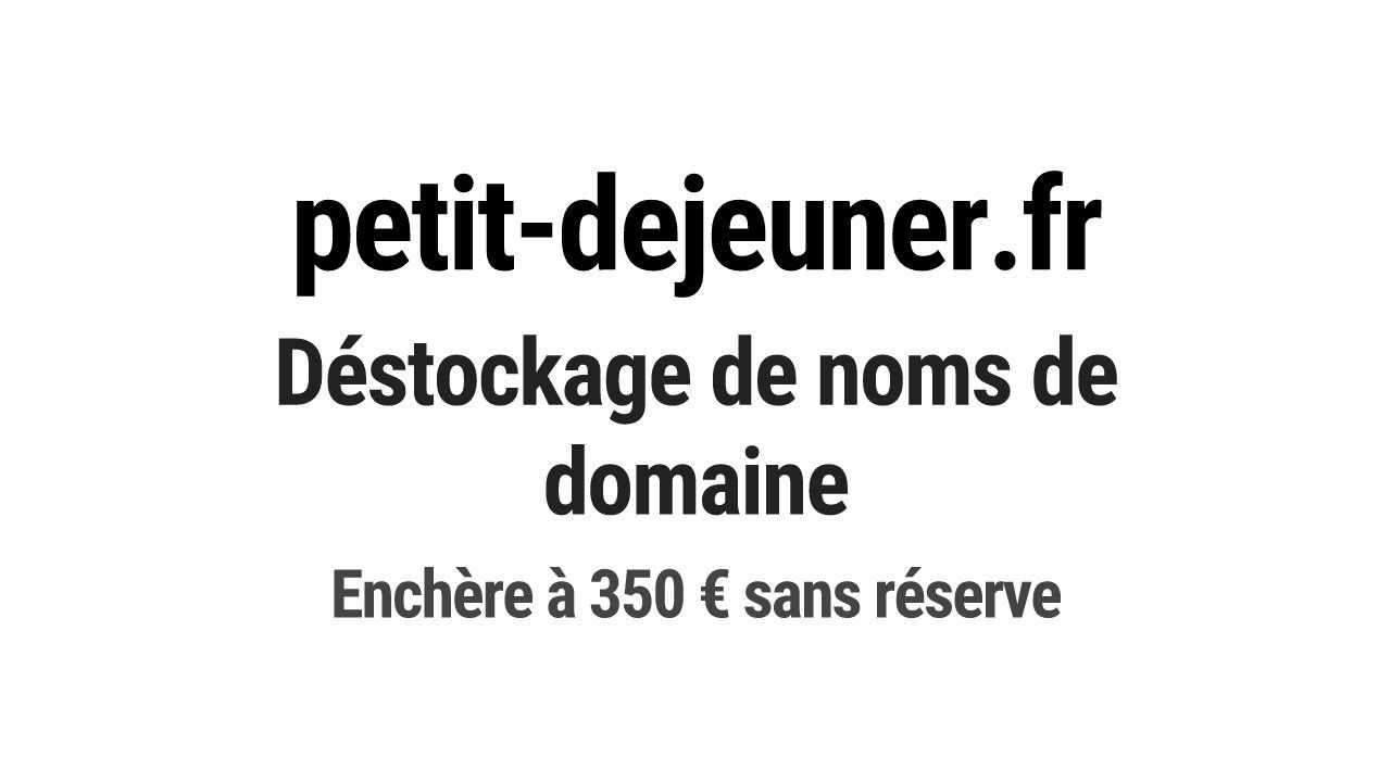 Destockage & Invendus