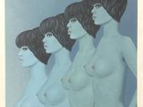 an image of a painting of three women with different breasts