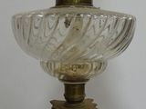a lamp that is sitting on top of a table