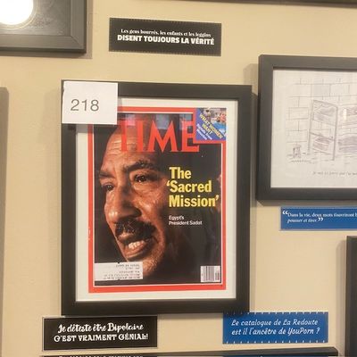 une photo d'un homme qui figure en couverture du magazine *Time*