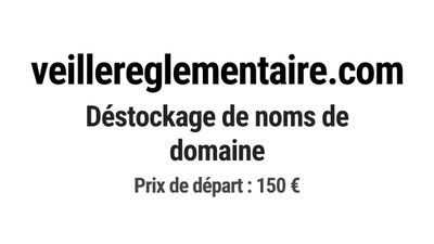 Nom de domaine veillereglementaire.