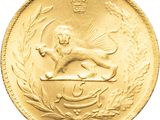 an image of a gold coin with a lion on it
