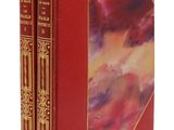 une image représentant un livre rouge aux bords dorés et à la couverture rouge