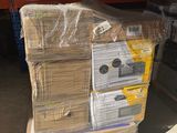 a stack of boxes that are stacked on top of each other