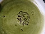 a bowl of soup with a spoon in it