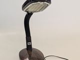 a lamp that is sitting on top of a table