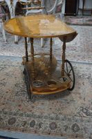 Valise à roulettes vintage italienne - ornée de marqueterie … (photo 3)