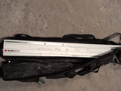 a black bag with a white light in it
