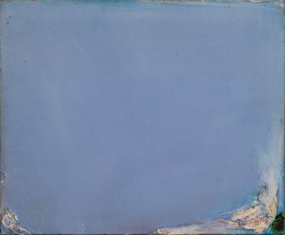 Olivier Debré (1920-1999) "Bleu pâle St G de D" ou "Bleu Roy…