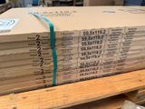 a stack of boxes that are stacked on a pallet