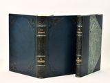 an old book opened to show the inside of it