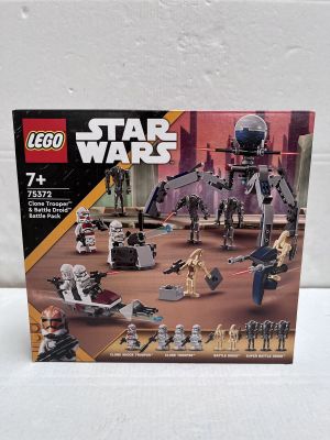 the lego star wars set is in the box on the table
