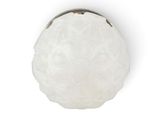 a close up of a light fixture on a white background