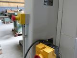 a machine that is sitting inside of a building