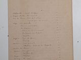 a piece of paper that has a list of items on it