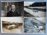 plusieurs vieilles photos en noir et blanc d'un homme en costume-cravate